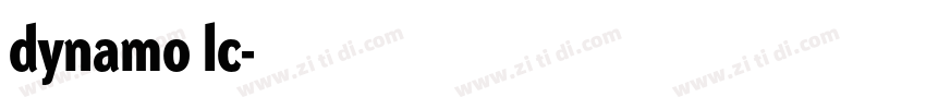 dynamo lc字体转换